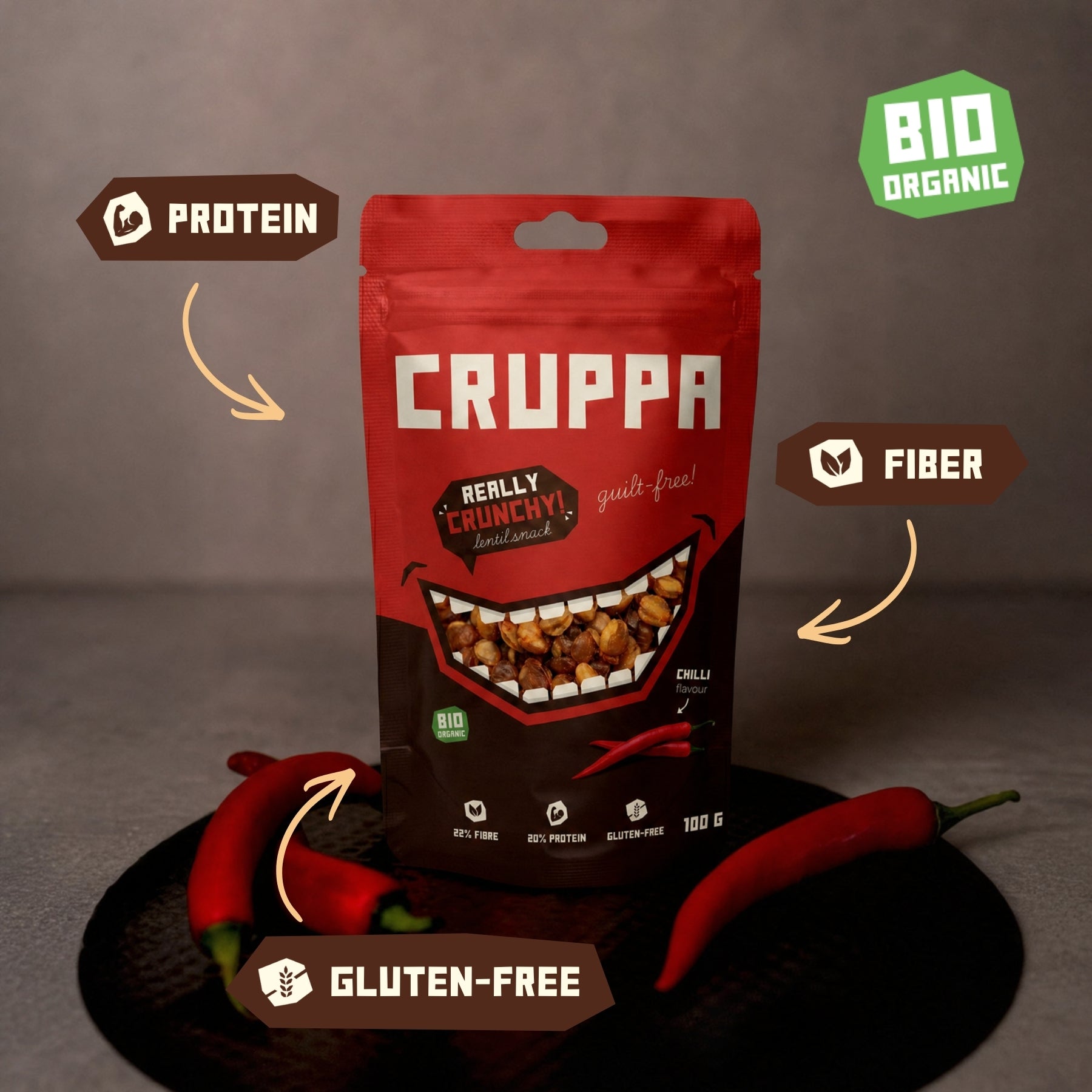 CRUPPA - Chilli BIO - 100 g