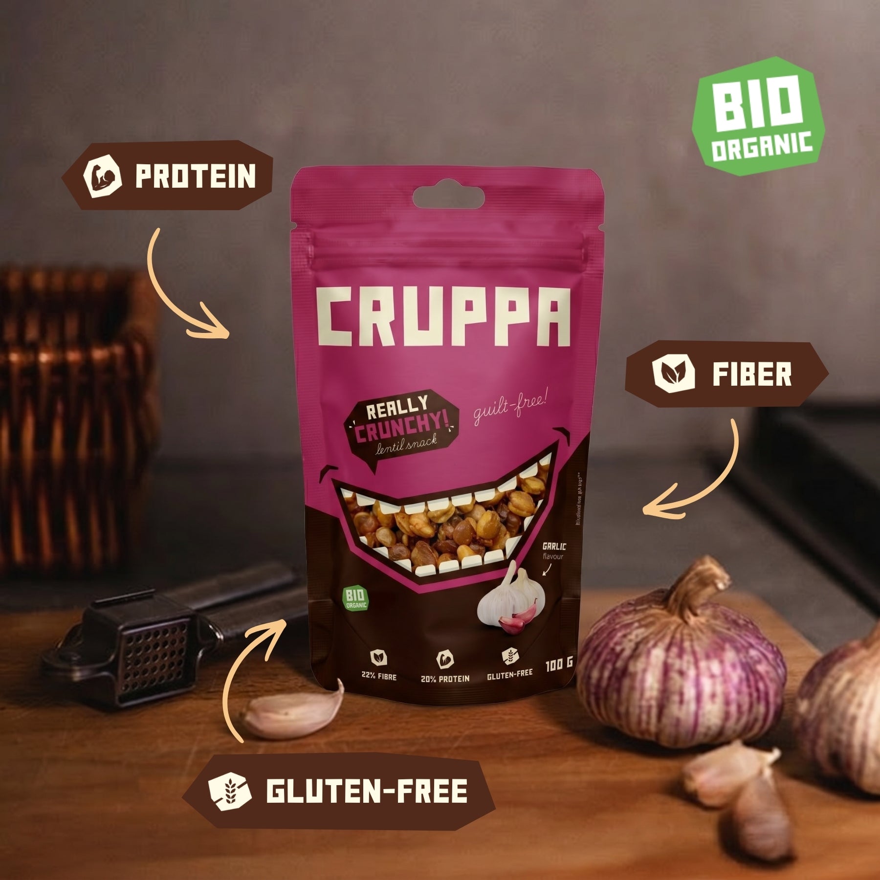 CRUPPA - Garlic BIO - 100 g