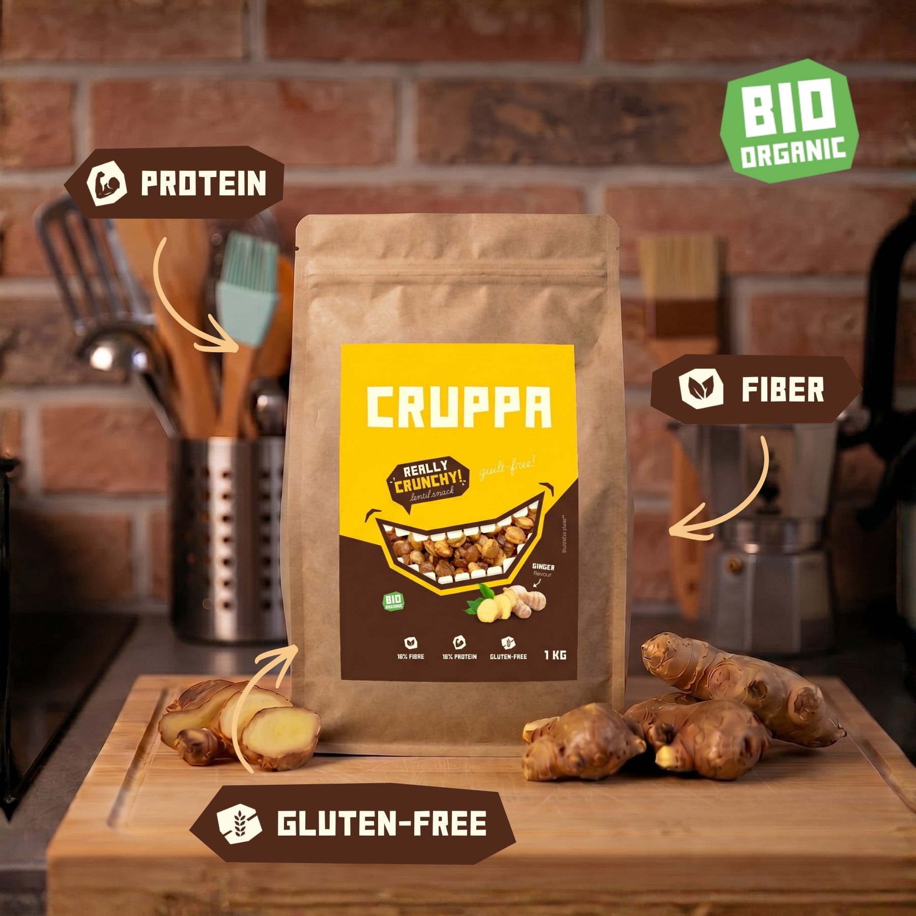CRUPPA - Ginger BIO - 1 kg