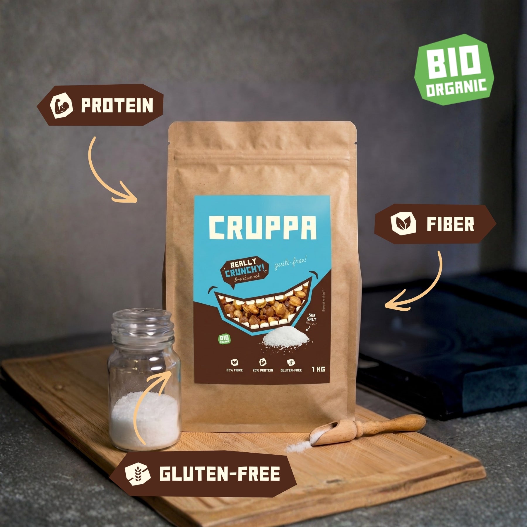 CRUPPA - Sea Salt BIO - 1 kg