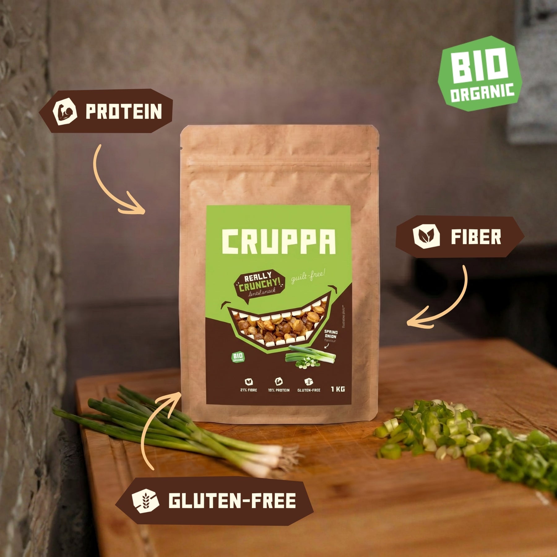 CRUPPA - Spring Onion BIO - 1 kg
